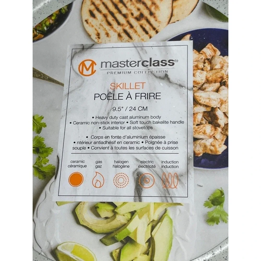 Master‎ Class Skillet's Blue Ombre Non-Stick Premium Handles 8